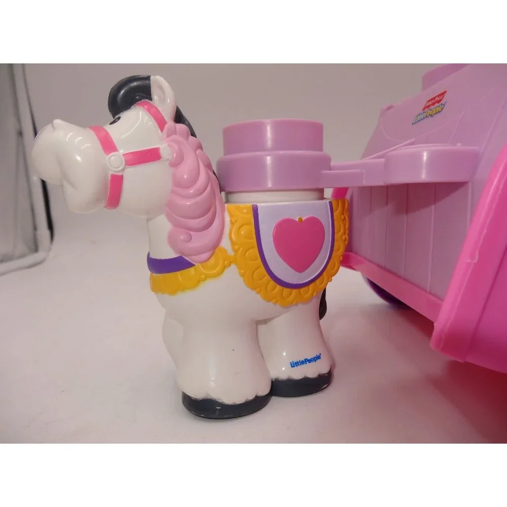 Fisher-Price Little People Princess Carriage With Prince Princess‎ & Blocks